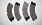 GTS 42555633 Klocki Hamulcowe Tył Iveco Daily C65 po 2006r