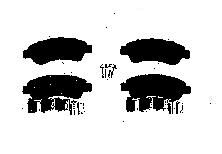 GTS29131/425359/77364016/GDB1682 Klocki hamulcowe tył Fiat Ducato po 2006 11/15/17/20 