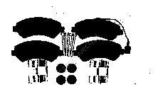 GTS2913/425464/77364019/GDB1703 Klocki hamulcowe przód Fiat Ducato po 2006 17H/20 