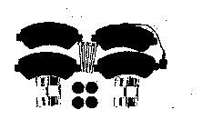 GTS2913/425464/77364019/GDB1703 Klocki hamulcowe przód Fiat Ducato po 2006 17H/20 