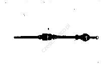 GTS27003/1463106080/3273Q8/17-0084 Prawa półoś napędowa Fiat Ducato 1994-2001 2.5D modele 10Q,14Q