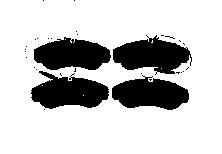 GTS29012/9945810/425119/GDB1106 Klocki hamulcowe przód Fiat Ducato 1994-2001