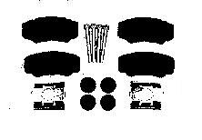 GTS29109/77362274/425246 Klocki hamulcowe tył Fiat Ducato 1994-2001 modele 10Q, 14Q, 18Q