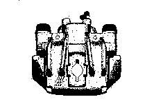 GTS32164/735289109 Zacisk hamulcowy lewy tył Fiat Ducato 1994-2006