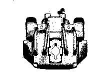 GTS32164/735289109 Zacisk hamulcowy lewy tył Fiat Ducato 1994-2006